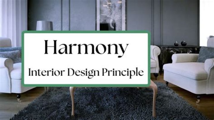 What is visual harmony in design?